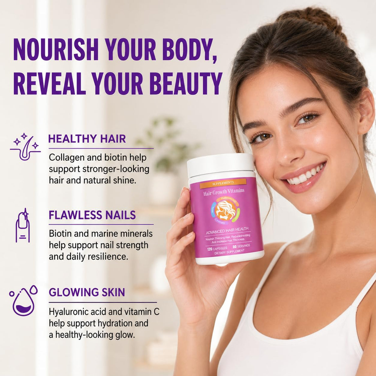 ZYXN capsules close-up highlighting smooth finish and easy swallowing