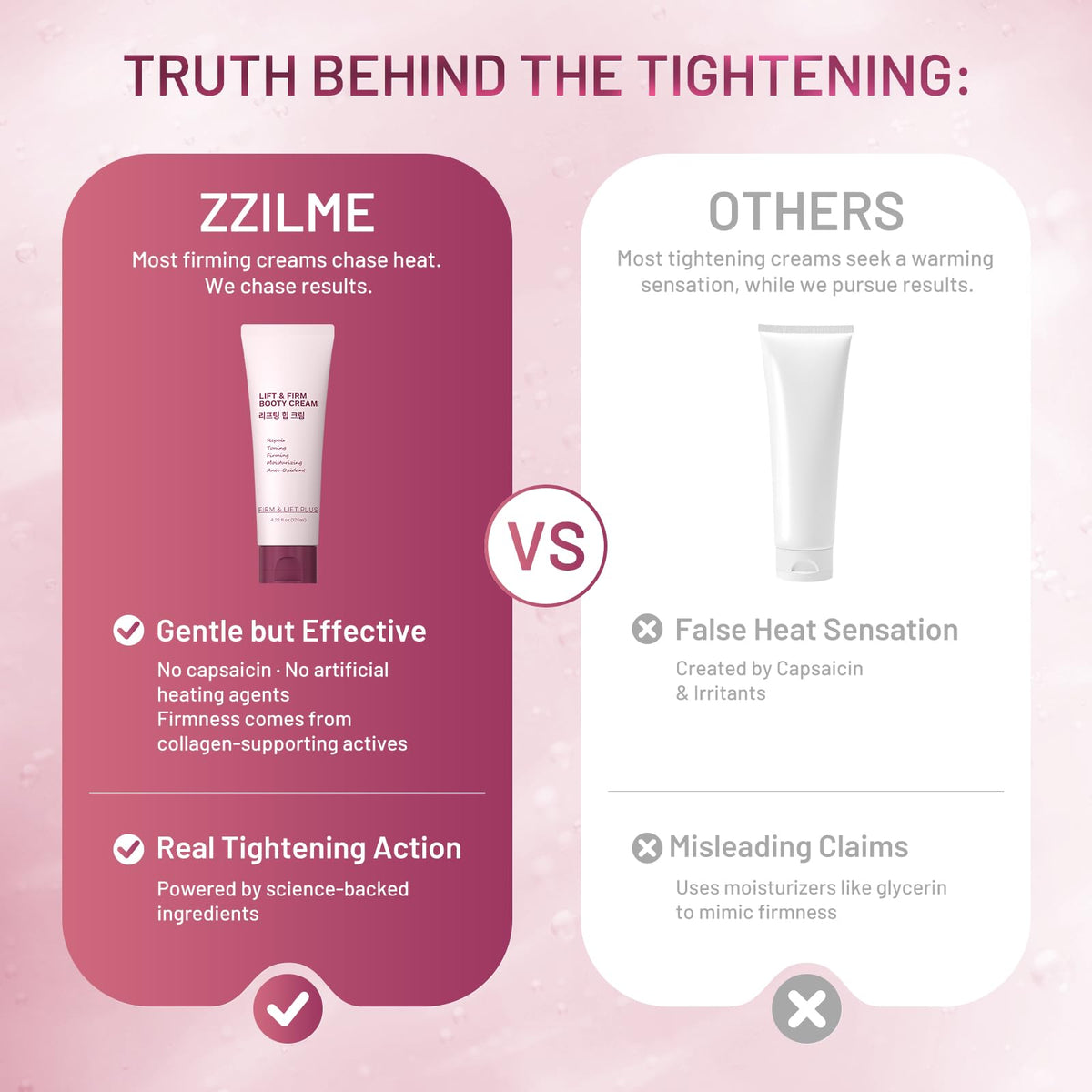 ZZILME B TIGHT on bathroom shelf in lifestyle scene for daily routine encouragement
