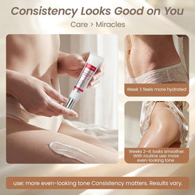 ZZILME used at bikini line in bathroom setting, promoting discreet treatment
