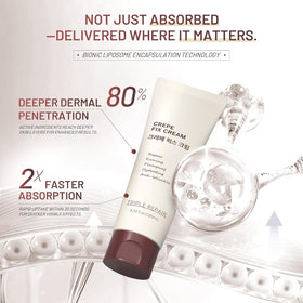 ZZILME pump dispensing lotion illustrating quick-absorbing, non-greasy application benefit