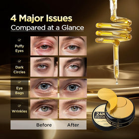 zzilme open container displaying stacked under eye patches