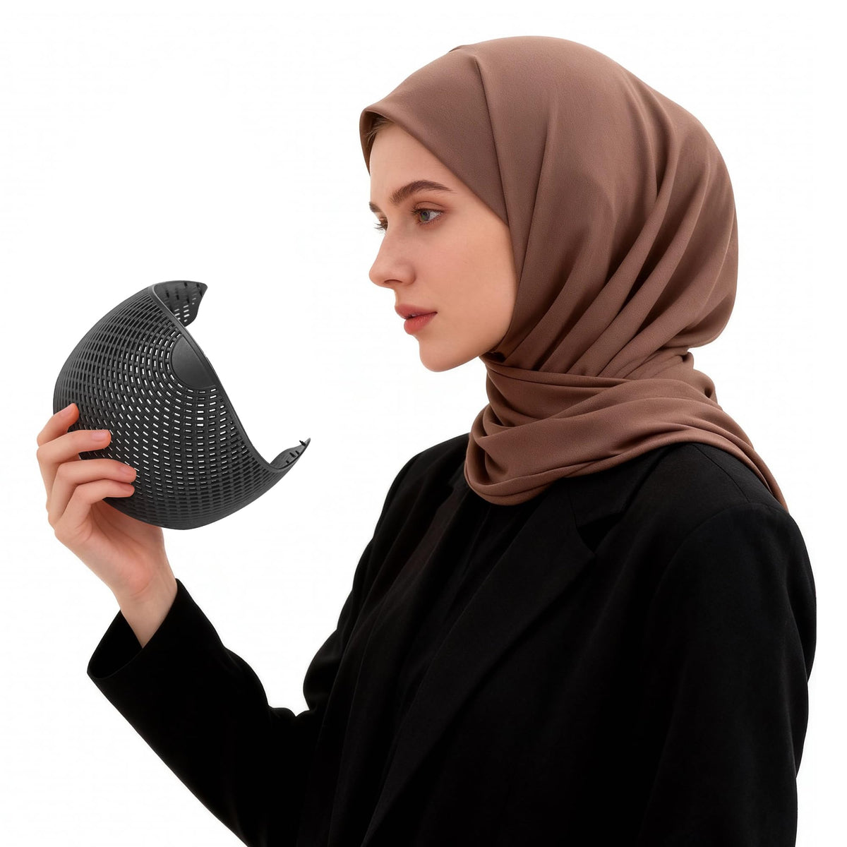 ZZUOMS front packaging showing two black hair grip bands and branding for convenience