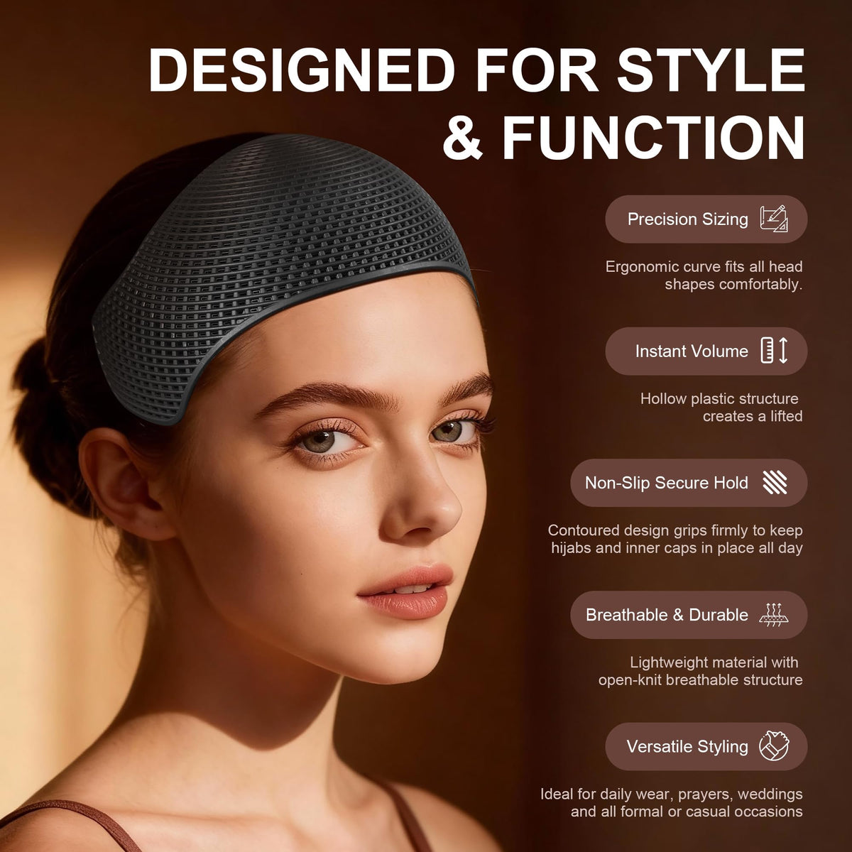 ZZUOMS held in hand to show size and portability for on-the-go hair control