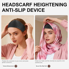 ZZUOMS side profile under scarf demonstrating thin, invisible fit and comfort